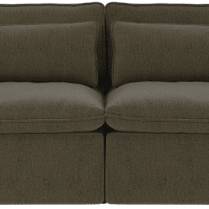 3-personers sofa Rowico Rawlins Maxi i Brenda polyester - dyb grøn 259Ã116Ã85 cm